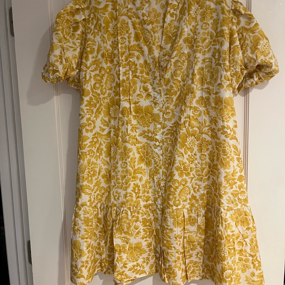 Floral Yellow Dress